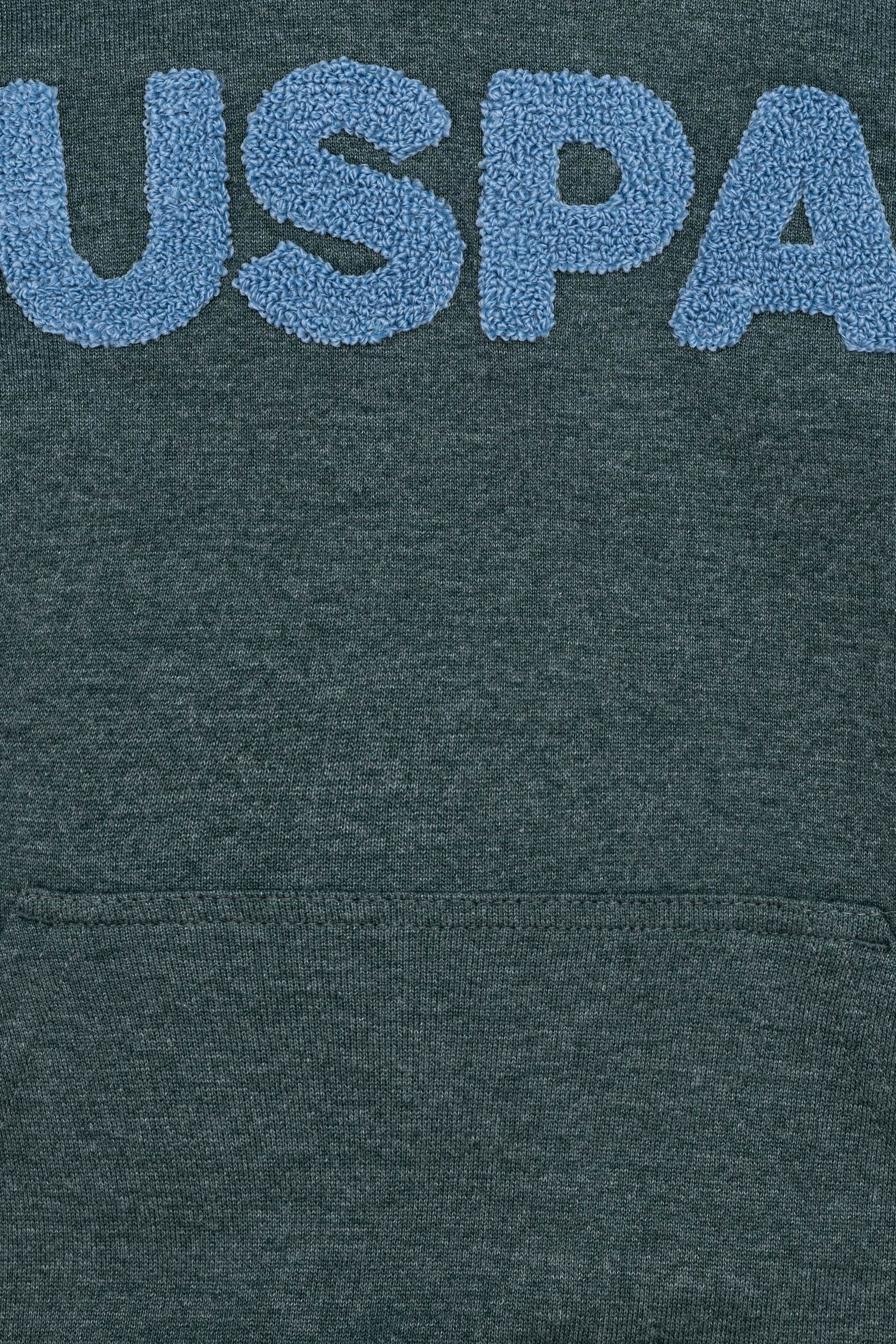 Erkek Çocuk Yeşil Basic Sweatshirt - Image 3