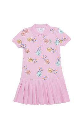 Kız Çocuk Manolya Kısa Kol Örme Elbise - 50246793030