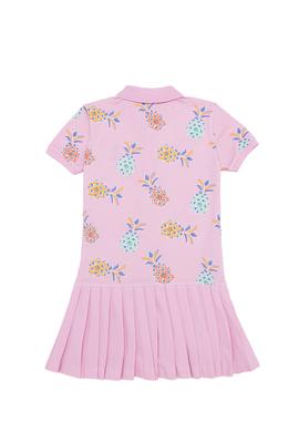 Kız Çocuk Manolya Kısa Kol Örme Elbise - 50246793030