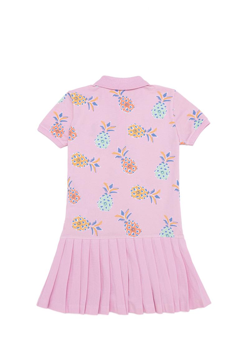 Kız Çocuk Manolya Kısa Kol Örme Elbise - 50246793030