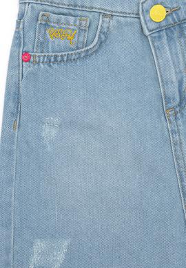Kız Çocuk Açık Mavi Jean Etek - 50249651005