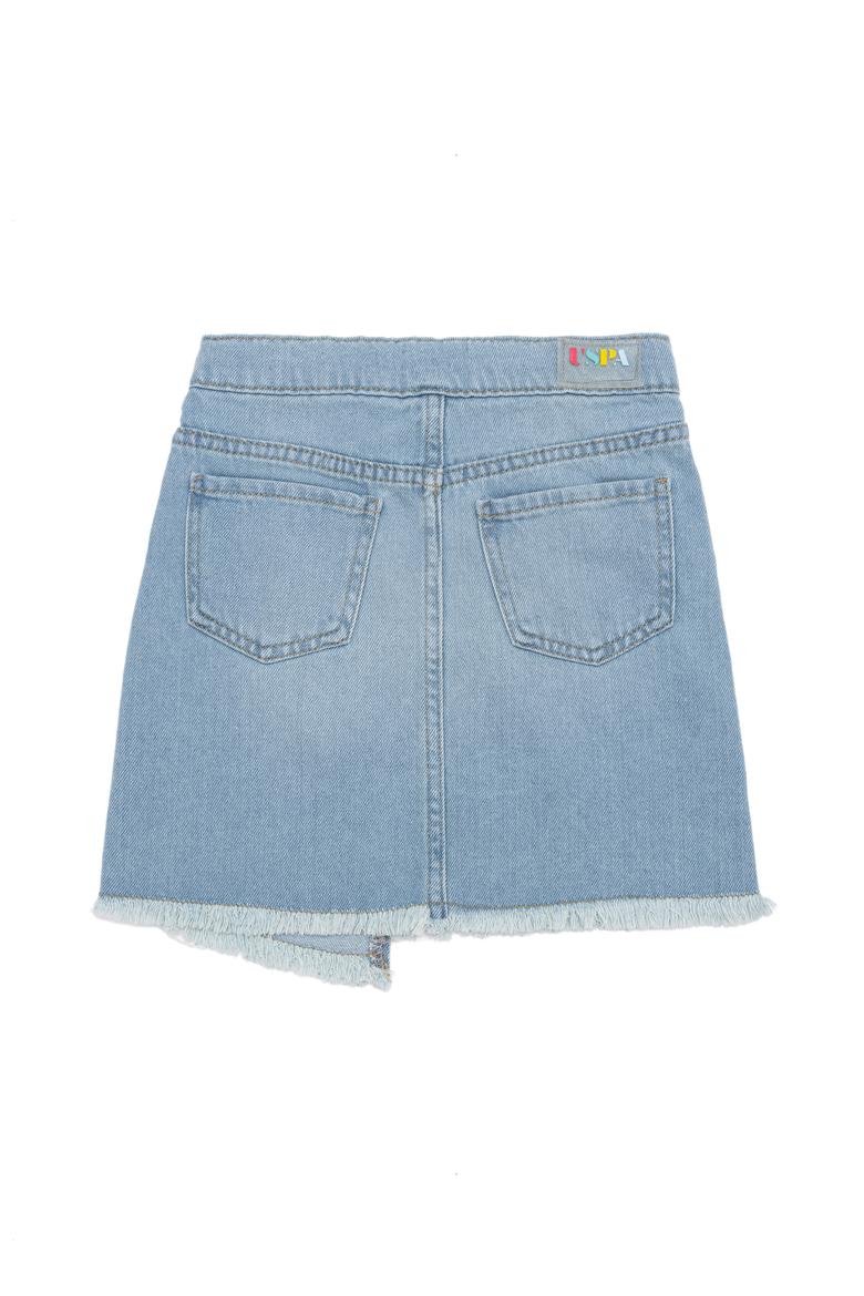Kız Çocuk Açık Mavi Jean Etek - 50249651005