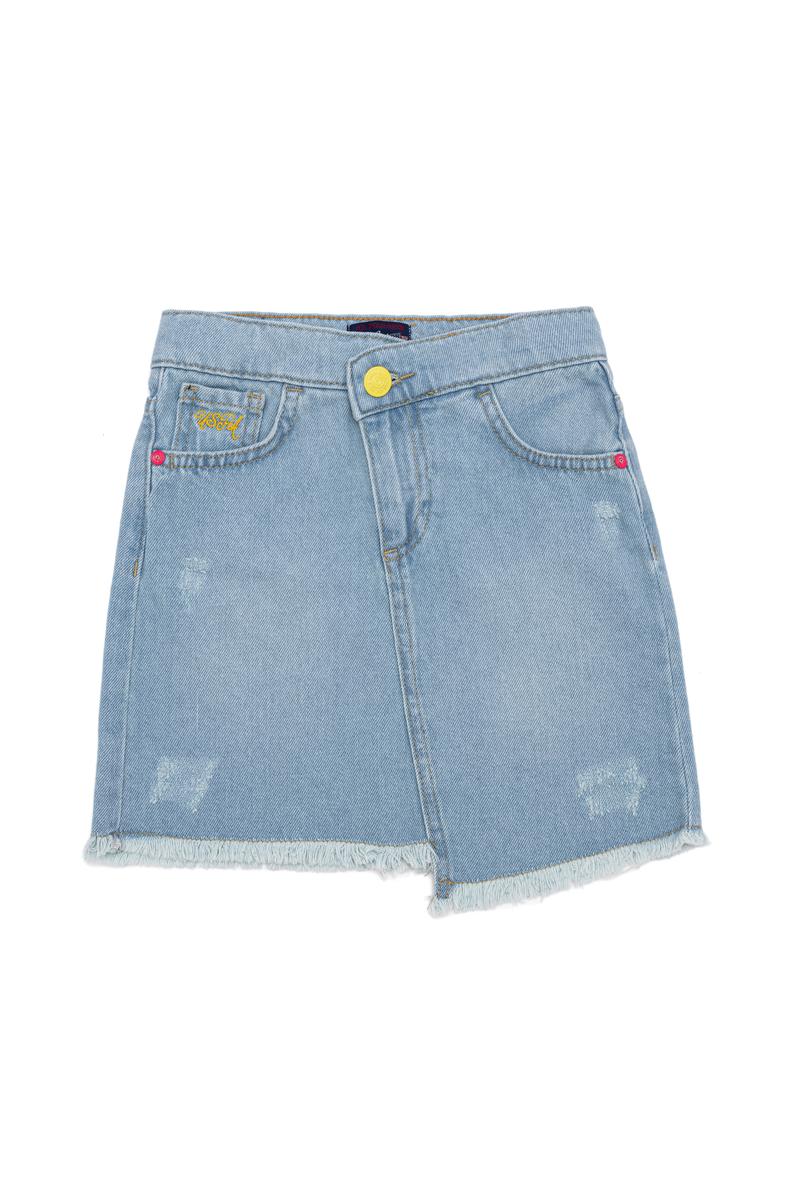 Kız Çocuk Açık Mavi Jean Etek