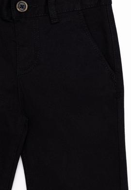 Erkek Çocuk Siyah Kanvas Pantolon - 50253389008