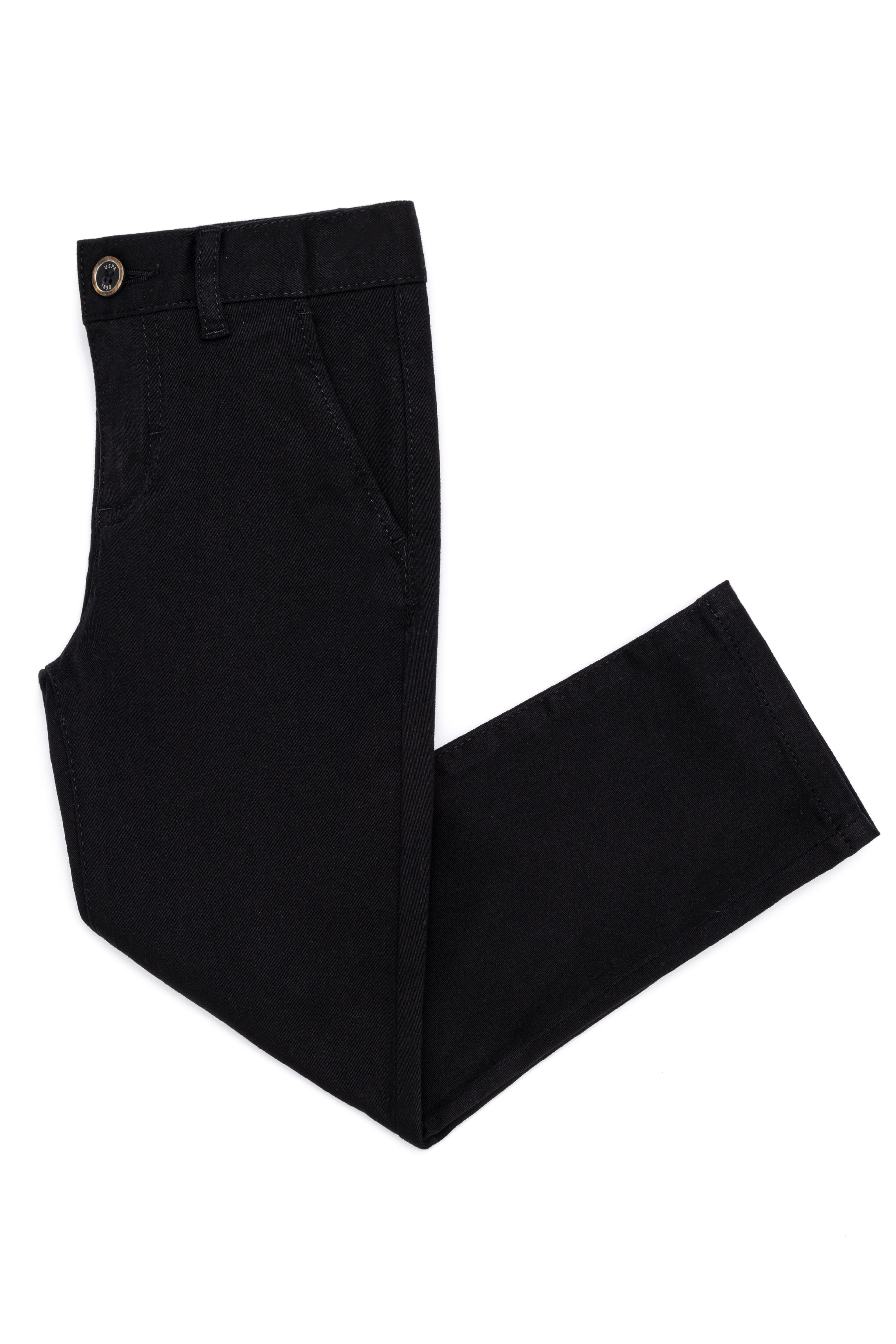 Erkek Çocuk Siyah Kanvas Pantolon - Image 1