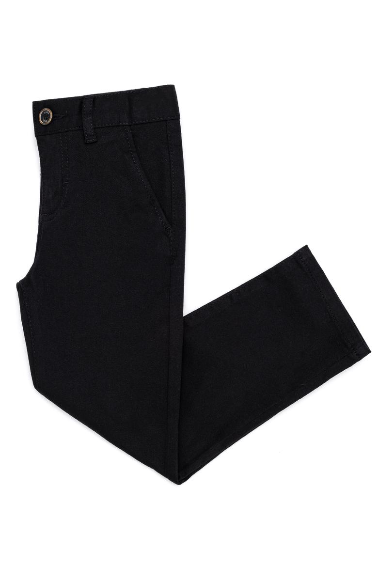 Erkek Çocuk Siyah Kanvas Pantolon