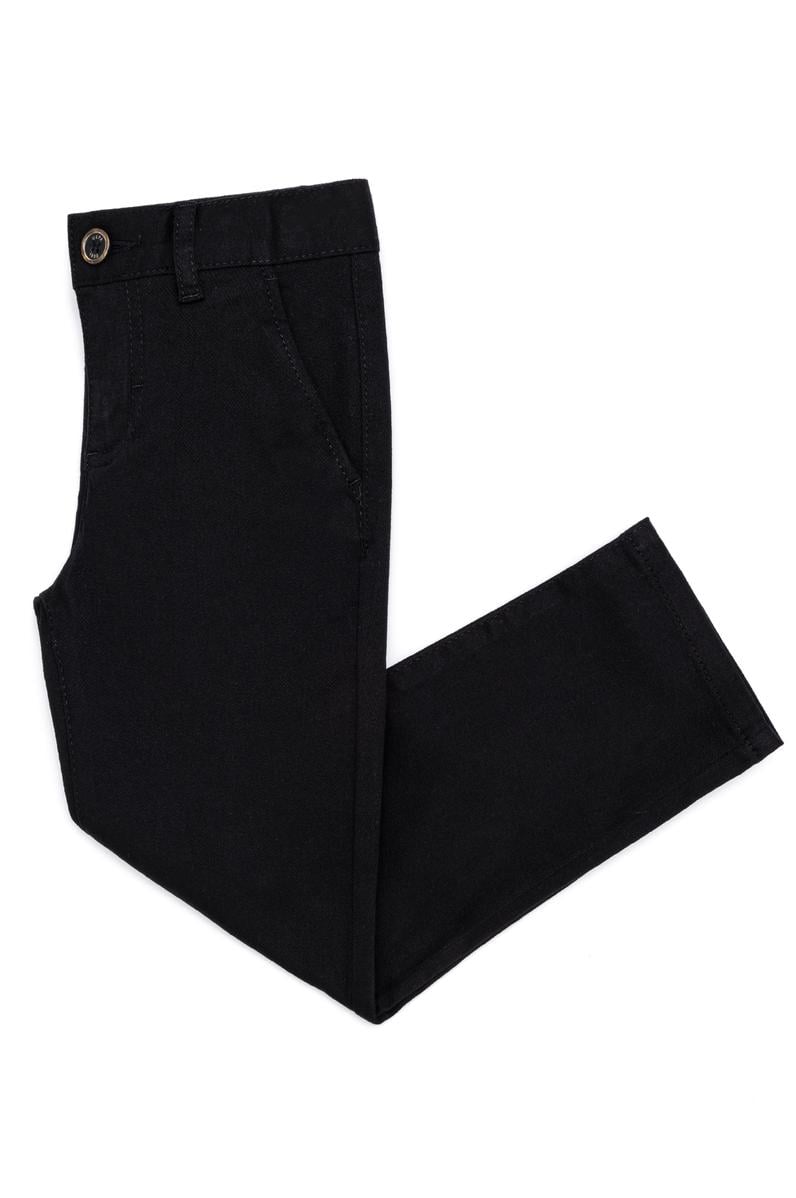Erkek Çocuk Siyah Kanvas Pantolon