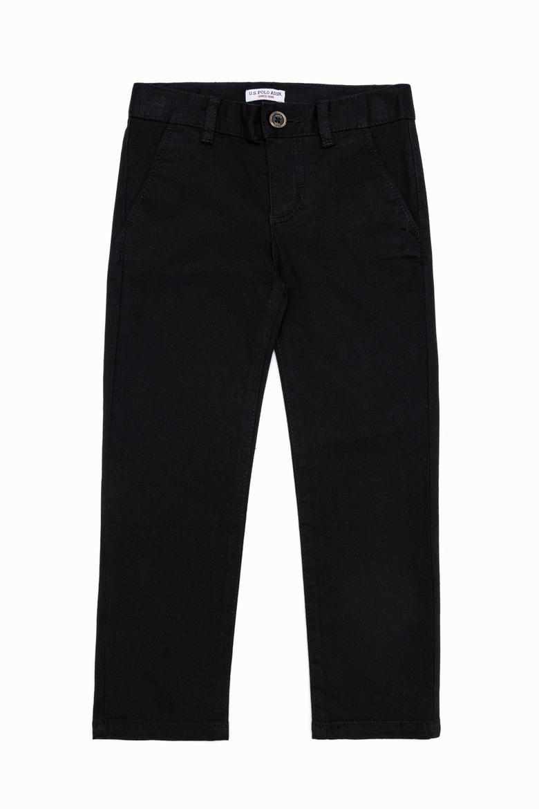 Erkek Çocuk Siyah Kanvas Pantolon - 50253389008