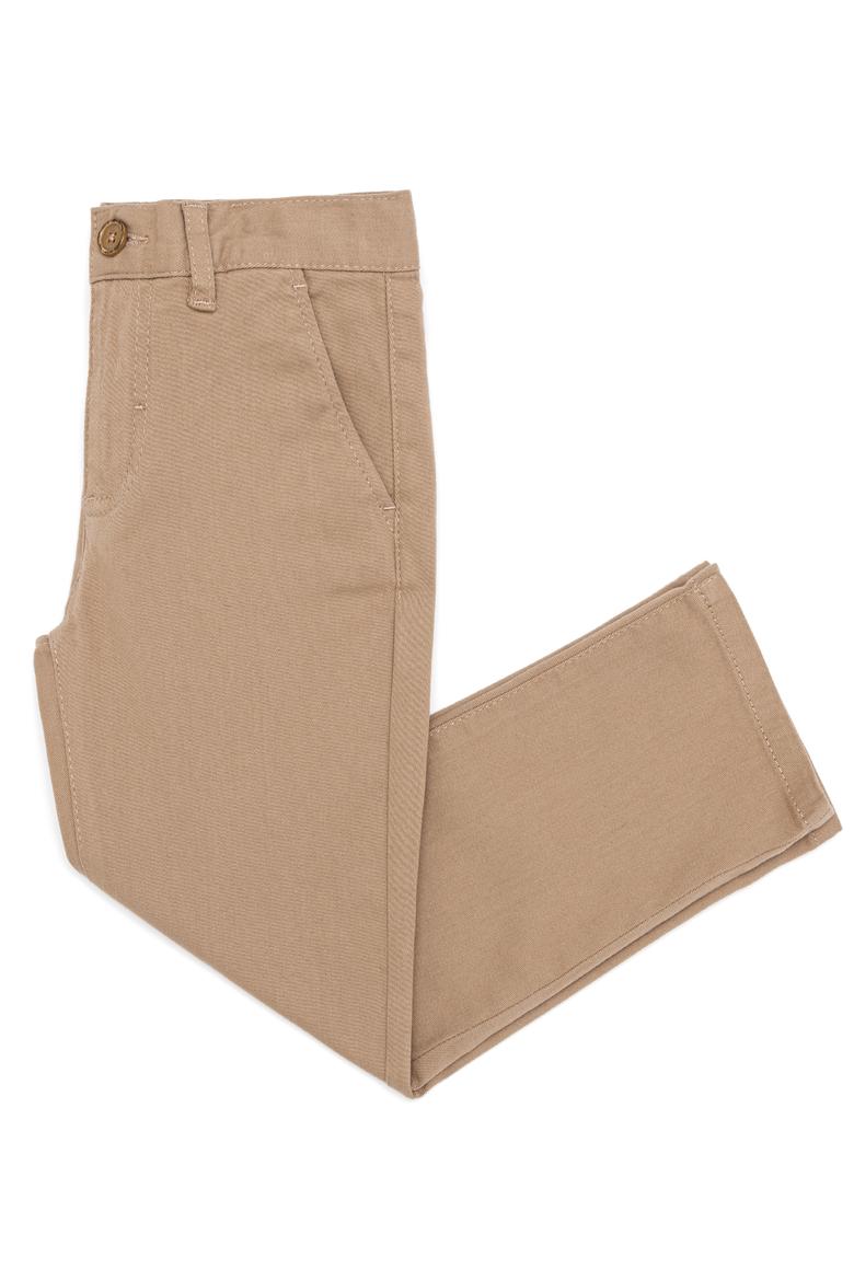 Erkek Çocuk Camel Kanvas Pantolon