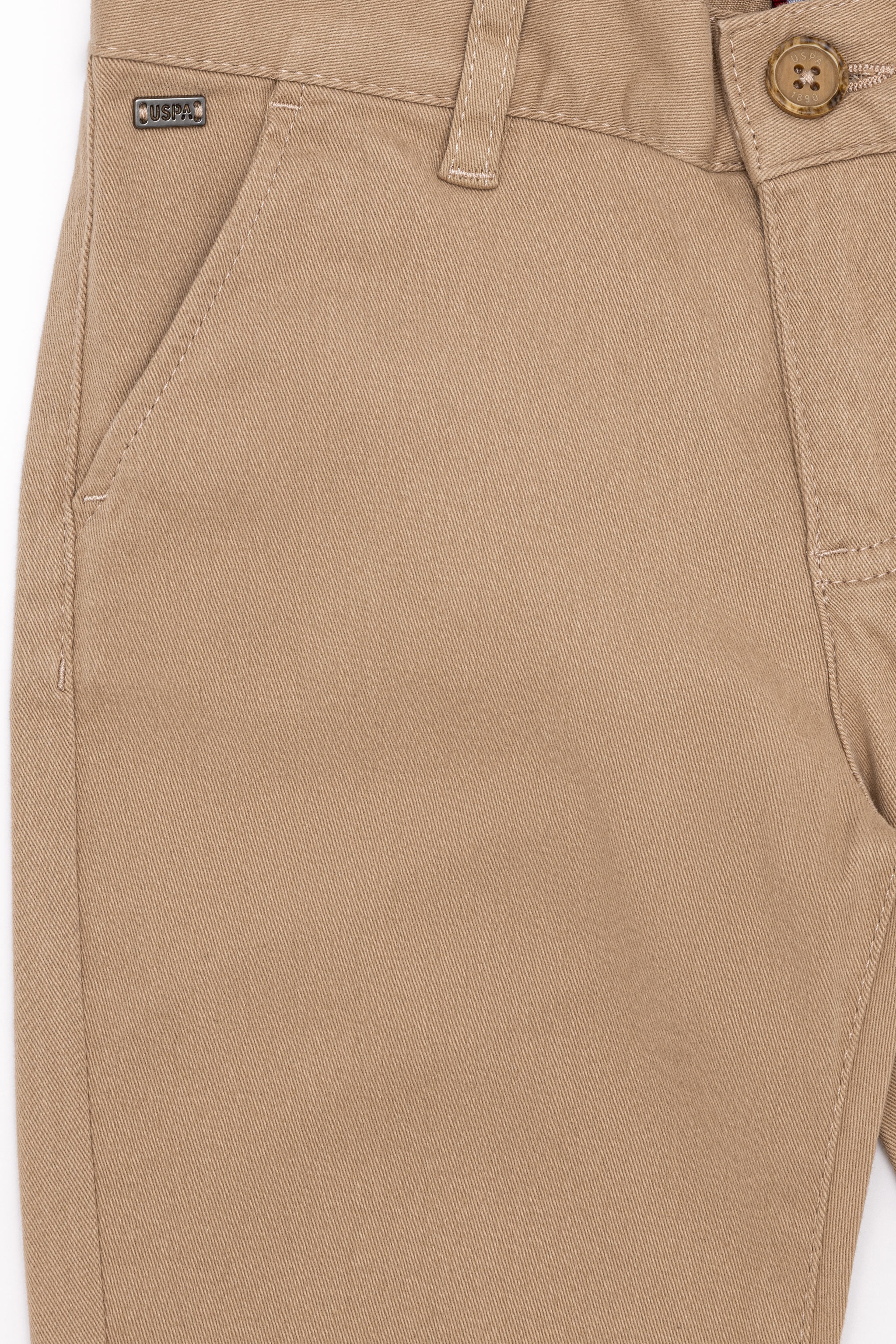 Erkek Çocuk Camel Kanvas Pantolon - Image 4