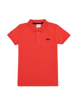 Erkek Çocuk Kırmızı Polo Yaka Tişört - 50251776004