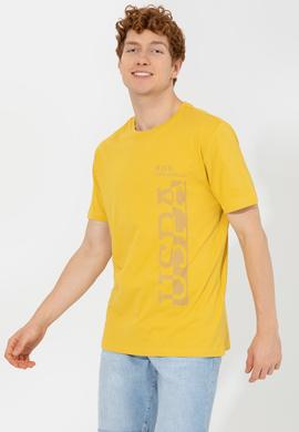 Erkek Safran Bisiklet Yaka Tişört - 50247340196