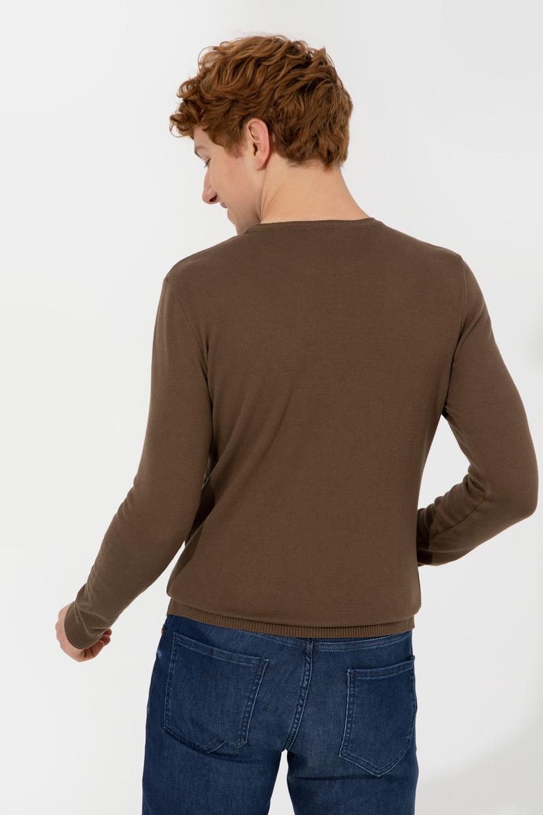 Erkek Coconut Bisiklet Yaka Basic Triko Kazak - 50251887096