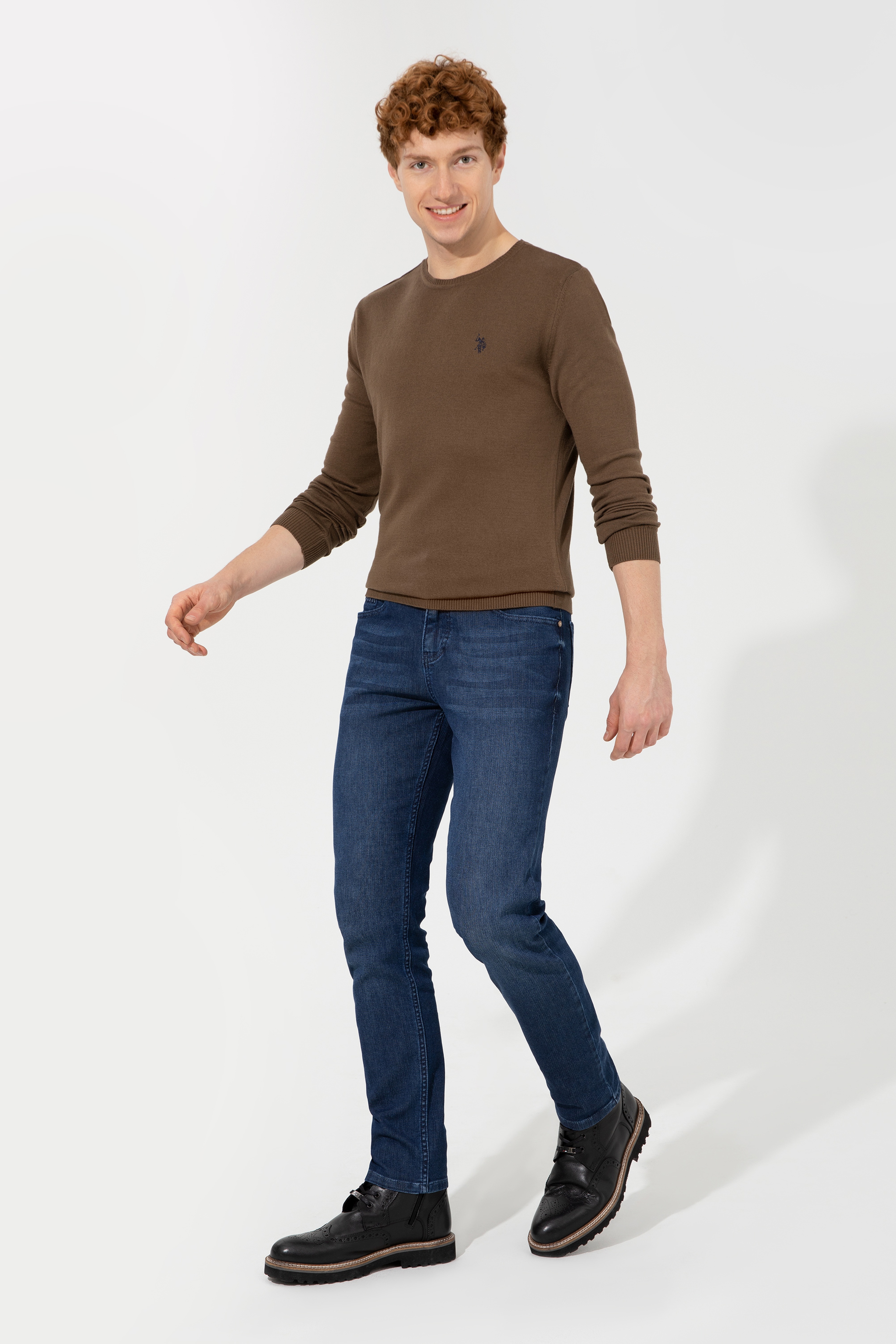 Erkek Coconut Bisiklet Yaka Basic Triko Kazak - Image 4