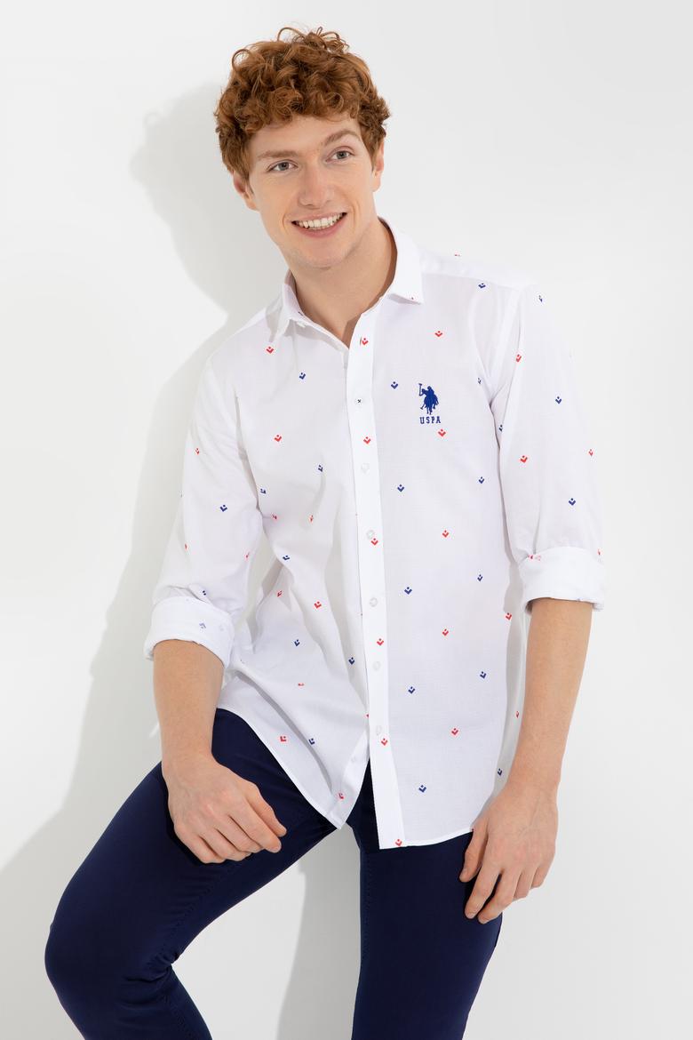 Erkek Mavi Uzun Kollu Gömlek - 50247750016