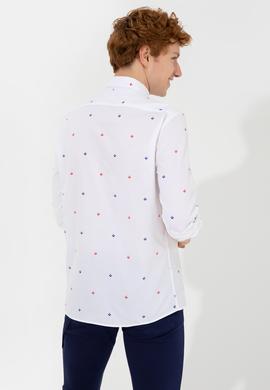 Erkek Mavi Uzun Kollu Gömlek - 50247750016