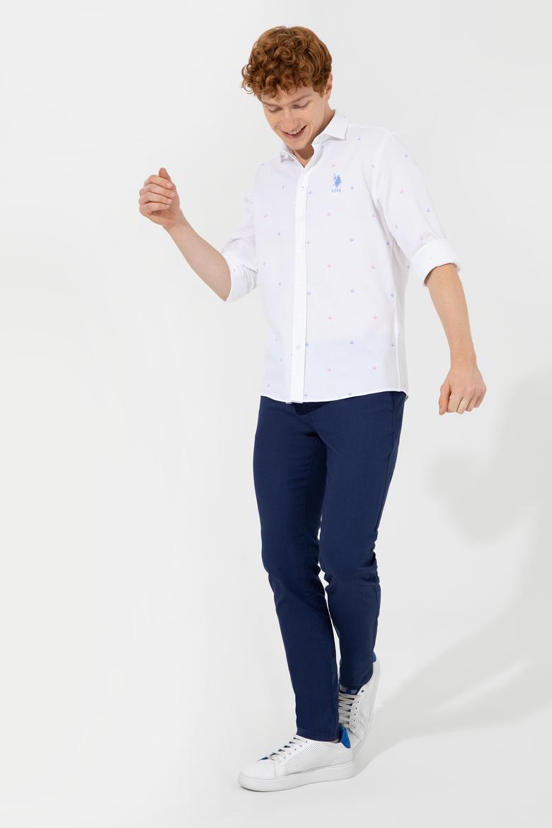 Erkek Pembe Uzun Kollu Gömlek - 50247750002