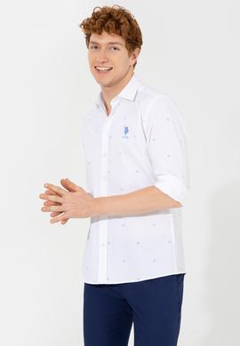 Erkek Pembe Uzun Kollu Gömlek - 50247750002