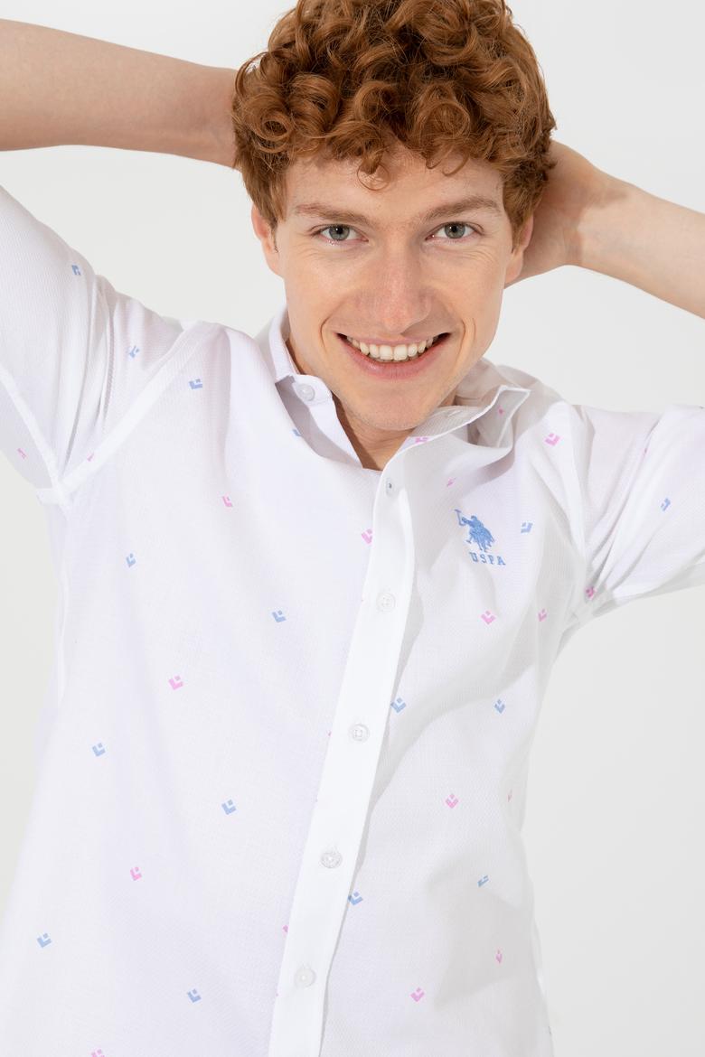 Erkek Pembe Uzun Kollu Gömlek - 50247750002