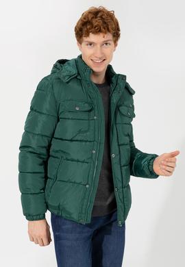 Erkek Yeşil Mont - 50255690021