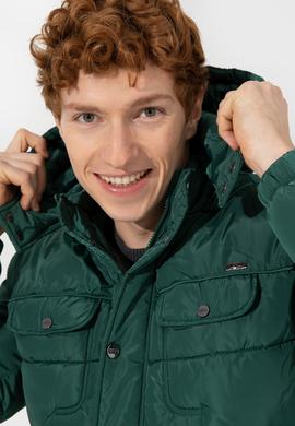 Erkek Yeşil Mont - 50255690021