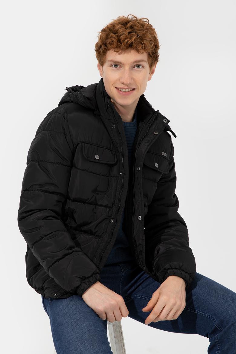 Erkek Siyah Mont - 50255690018