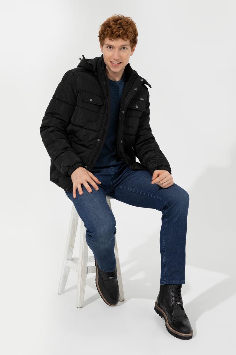 Erkek Siyah Mont - 50255690018