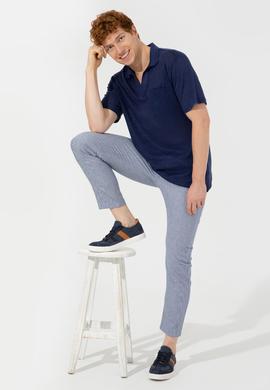 Erkek Lacivert Polo Yaka Tişört - 50250302009