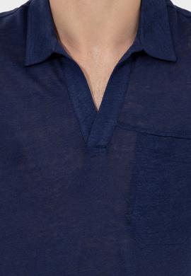 Erkek Lacivert Polo Yaka Tişört - 50250302009