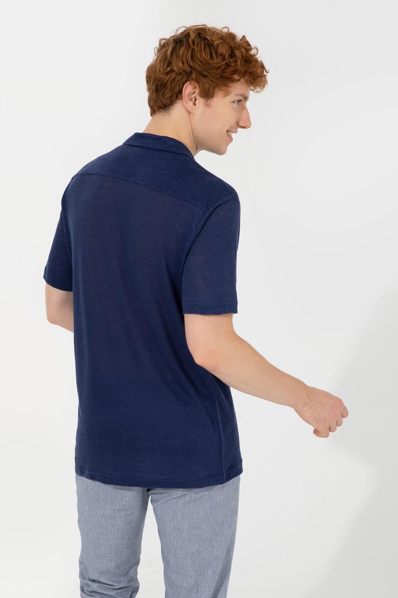 Erkek Lacivert Polo Yaka Tişört - 50250302009