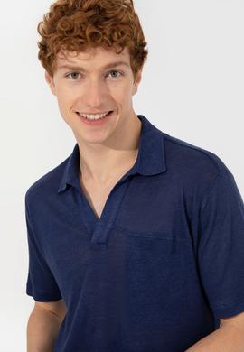 Erkek Lacivert Polo Yaka Tişört - 50250302009