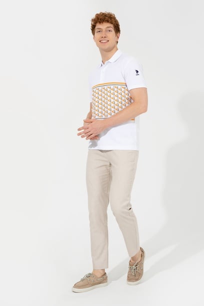 Erkek Carrot Fit Kum Chinos