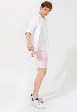 Erkek Pudra Dokuma Şort - 50246116022
