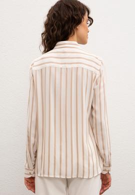 Kadın Beyaz Gömlek Uzunkol - 50218811005