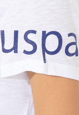 Kadın Beyaz Bisiklet Yaka T-Shirt - 50248142012