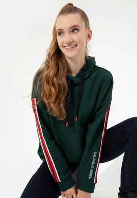 Kadın Yeşil Sweatshirt - 50254844020