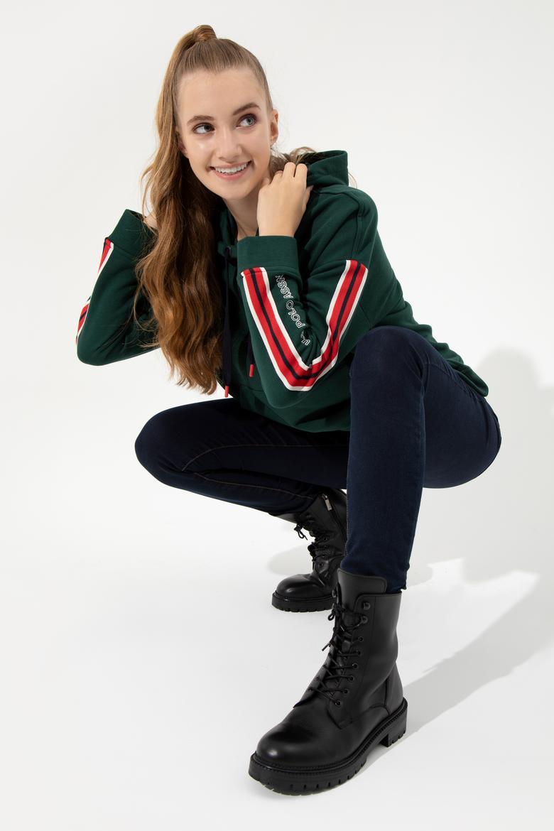 Kadın Yeşil Sweatshirt - 50254844020