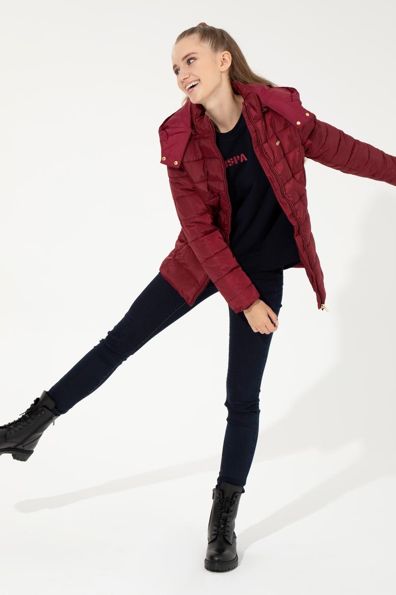 Kadın Kırmızı Mont - 50255903011