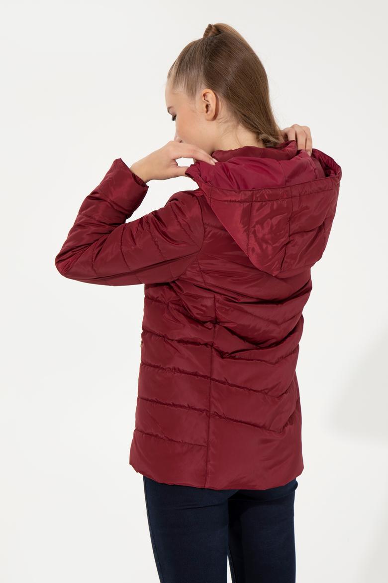 Kadın Kırmızı Mont - 50255903011