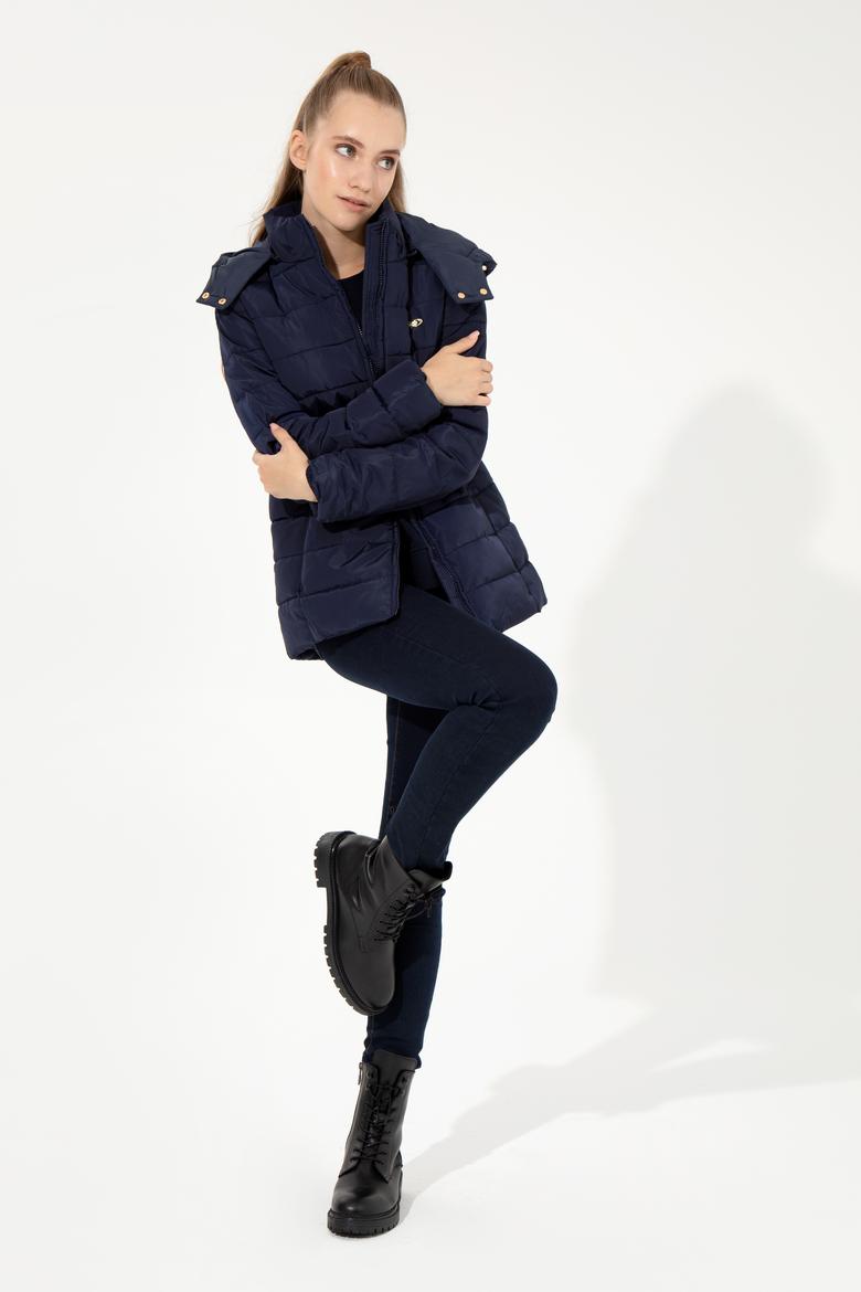 Kadın Lacivert Mont - 50255903001