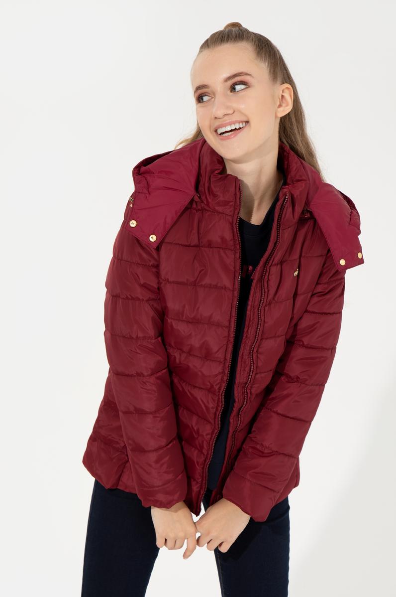 Kadın Kırmızı Mont