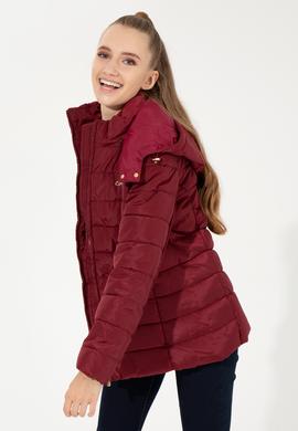Kadın Kırmızı Mont - 50255903011