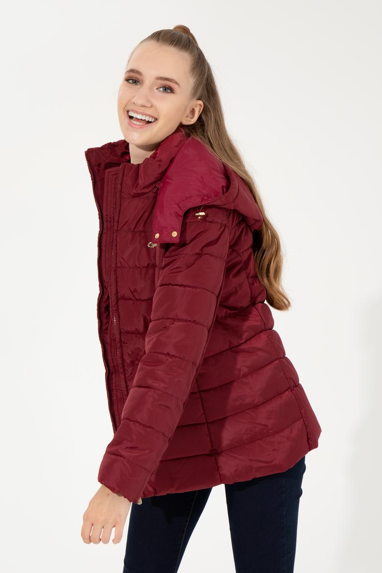 Kadın Kırmızı Mont - 50255903011