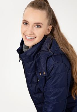 Kadın Lacivert Kaban - 50255857002