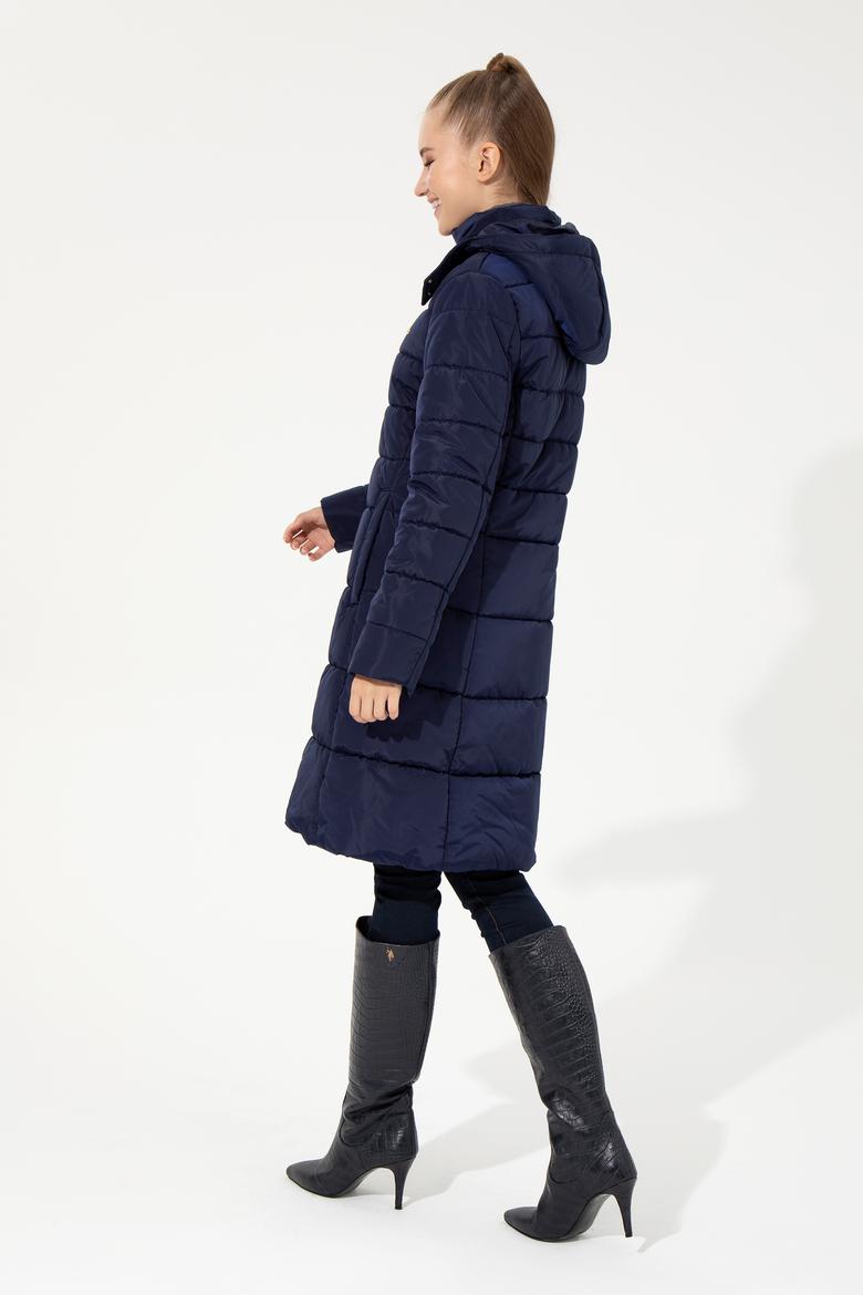 Kadın Lacivert Kaban - 50255857002