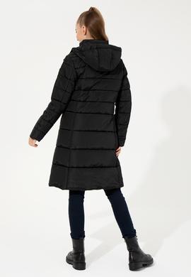 Kadın Siyah Kaban - 50255857010