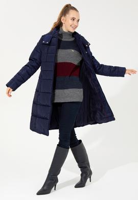 Kadın Lacivert Kaban - 50255857002