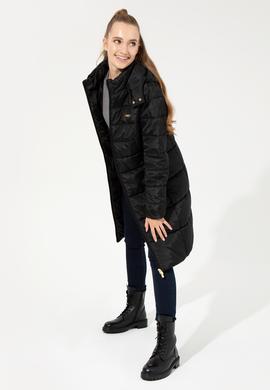 Kadın Siyah Kaban - 50255857010