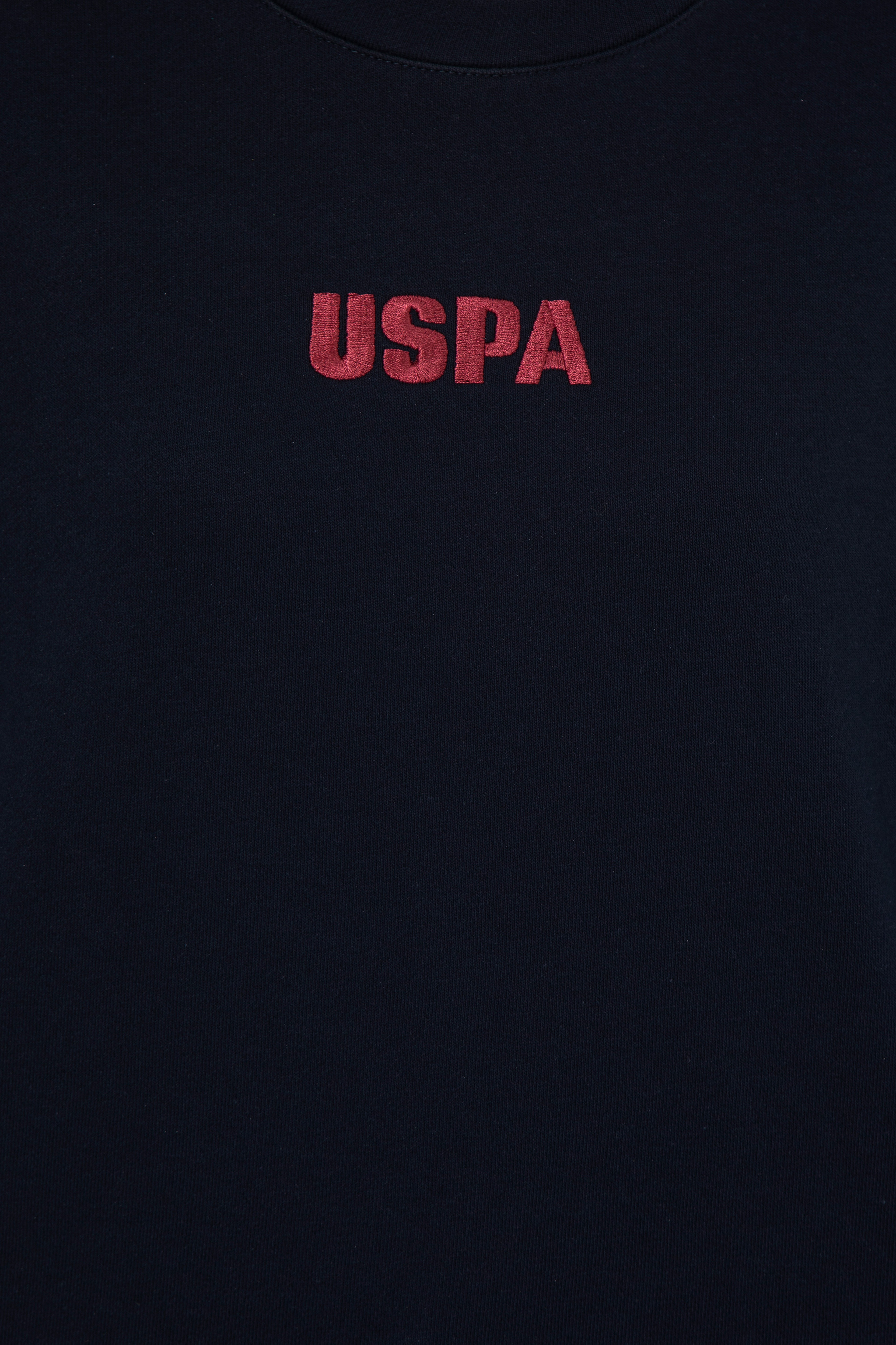 Kadın Lacivert Bisiklet Yaka Basic Sweatshirt