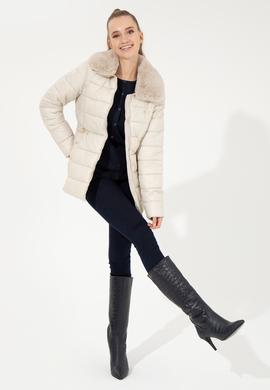 Kadın Ekru Mont - 50252522004